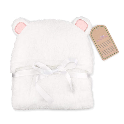 - Baby Swaddle Blanket, Cute Bear Organic Receiving Swaddling Wrap, Newborn Baby Girl Soft Plush Registry Gift (Pink 0-3)