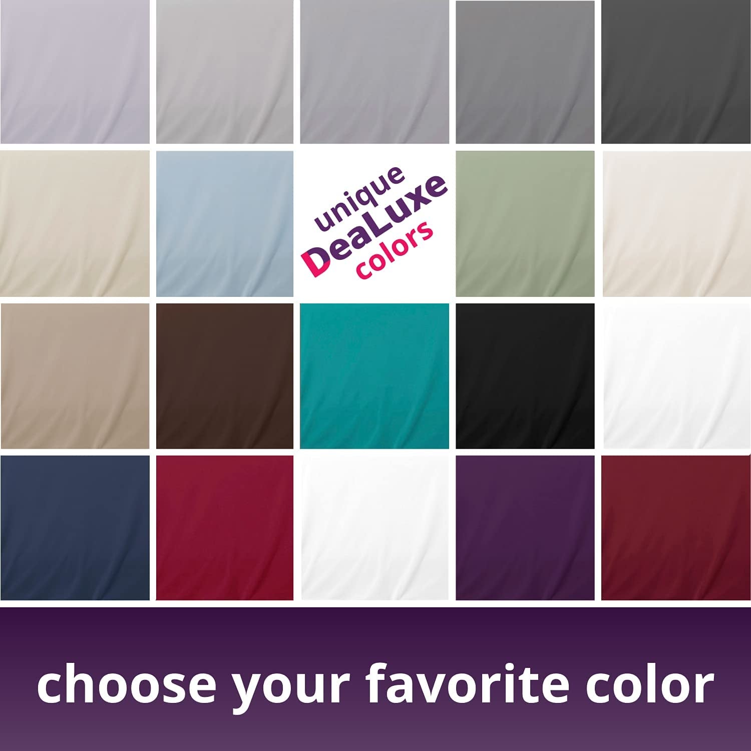 Deep Pocket Queen Fitted Sheet – 17” - 21” Inch + Extra Deep Pocket Fitted Sheet Only - 1 Fitted Bed Sheet with Deep Pockets for Pillow Top Mattress Soft Queen Size Fitted Sheets Grey