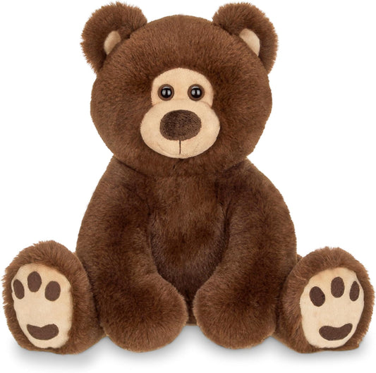Bearington Lil' Barnaby Teddy Bear Stuffed Animal - 11.5" Soft and Cuddly Brown Bear Plush Toy with Weighted Bottom - Cute Stuffed Animal Teddy Bears Gift for Kids, Plush Collectors and Baby Showers