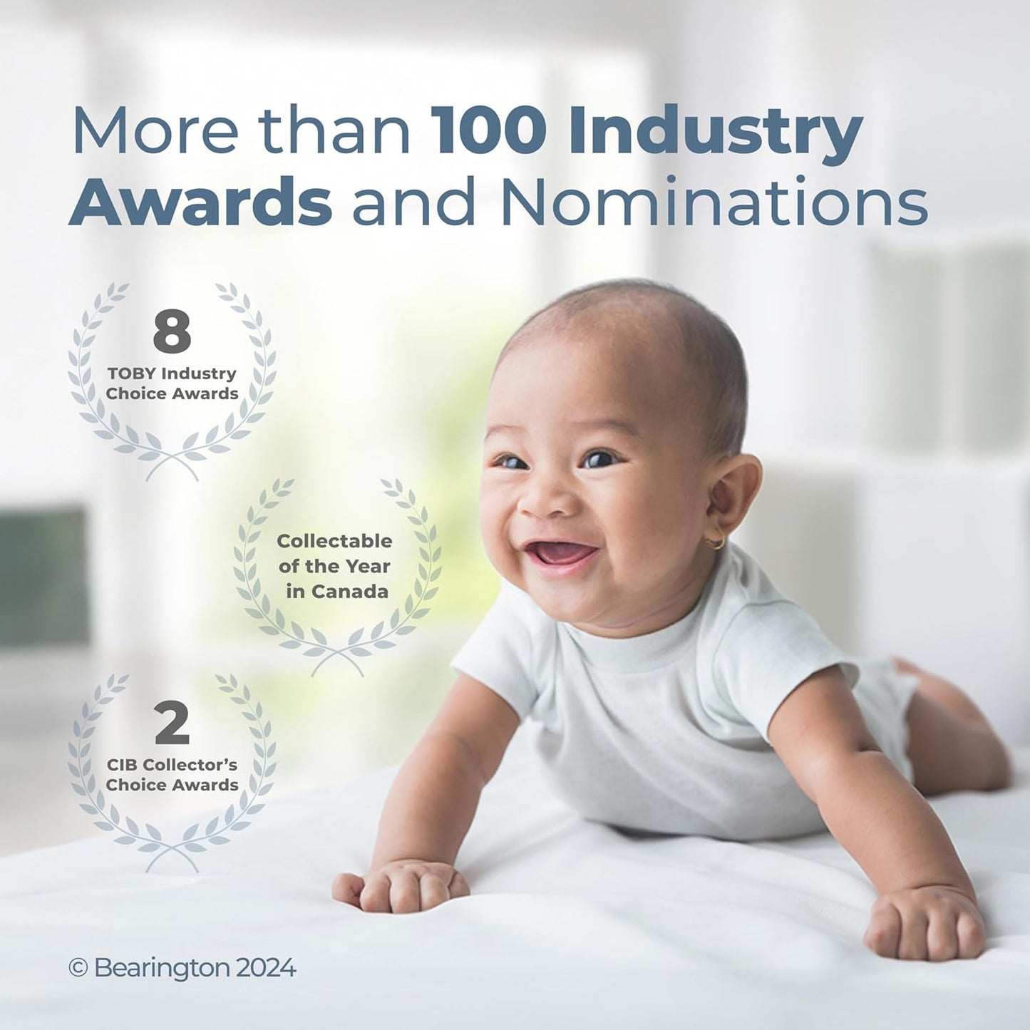 Bearington Lil' Barnaby Teddy Bear Stuffed Animal - 11.5" Soft and Cuddly Brown Bear Plush Toy with Weighted Bottom - Cute Stuffed Animal Teddy Bears Gift for Kids, Plush Collectors and Baby Showers